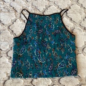 Fitted crop top